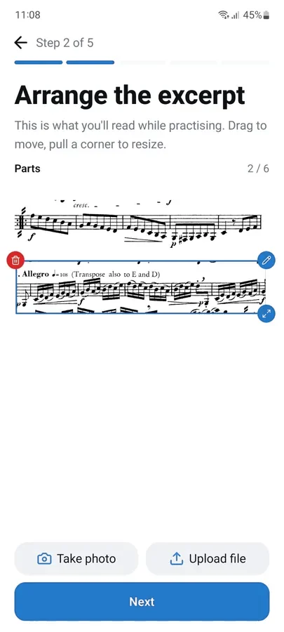 Two cropped excerpts arranged on one canvas